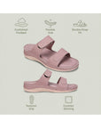 Paragon Eeken Women Casual Comfortable Velcro Strap Sandals for Outdoor Wear
