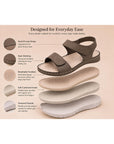 Paragon Eeken Women Casual Comfortable Adjustable Strap Sandals for Walking