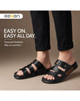 Paragon Eeken Men Casual Comfortable Two Strap Slip on Sandals for Daily Wear