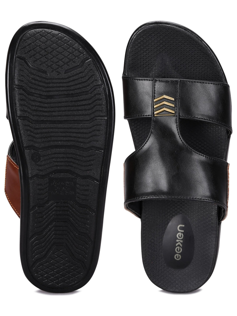 Paragon Eeken Men Casual Comfortable Two Strap Slip on Sandals for Daily Wear