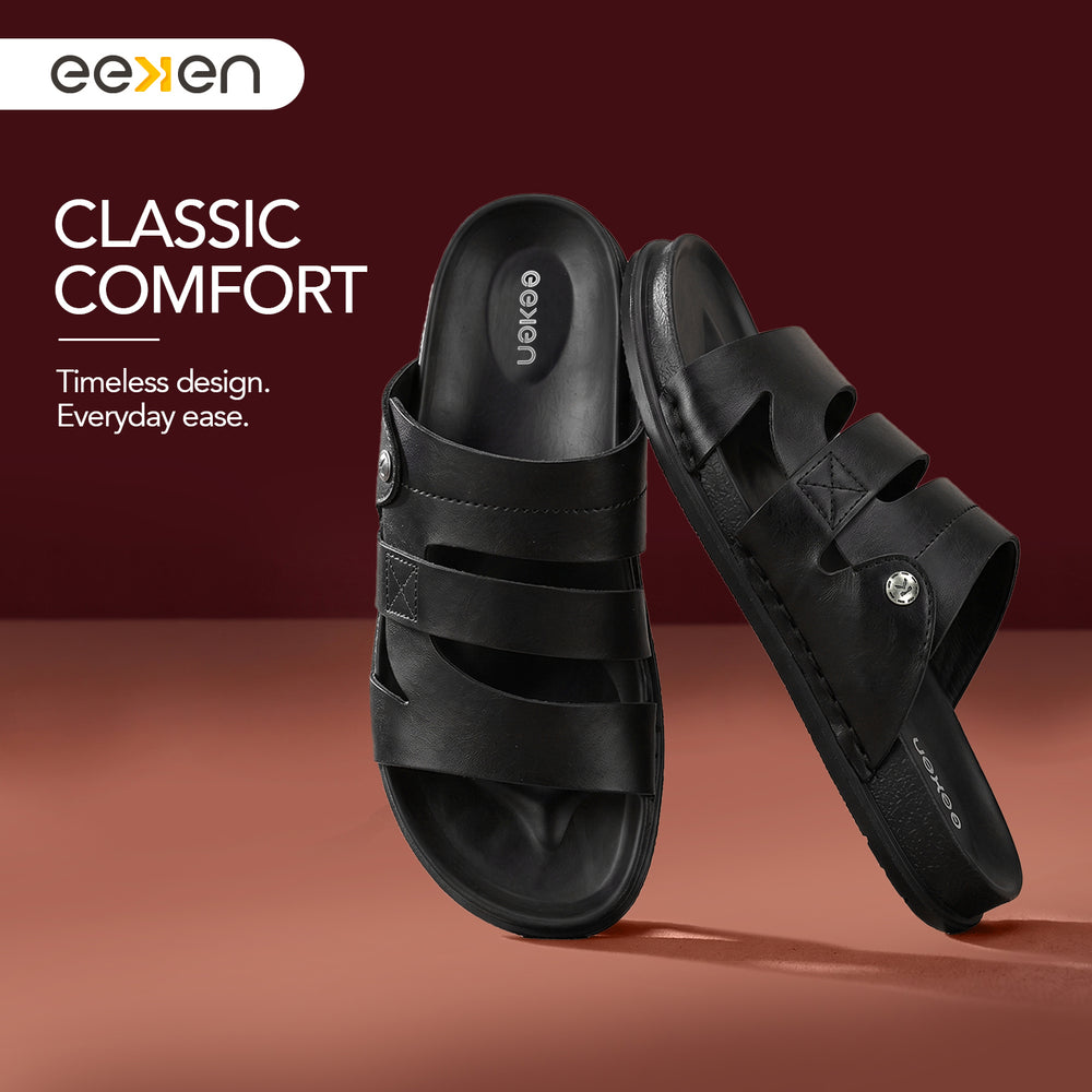 Paragon Men's Casual Sandals | Soft Cushion Sole | Light &amp; Flexible
