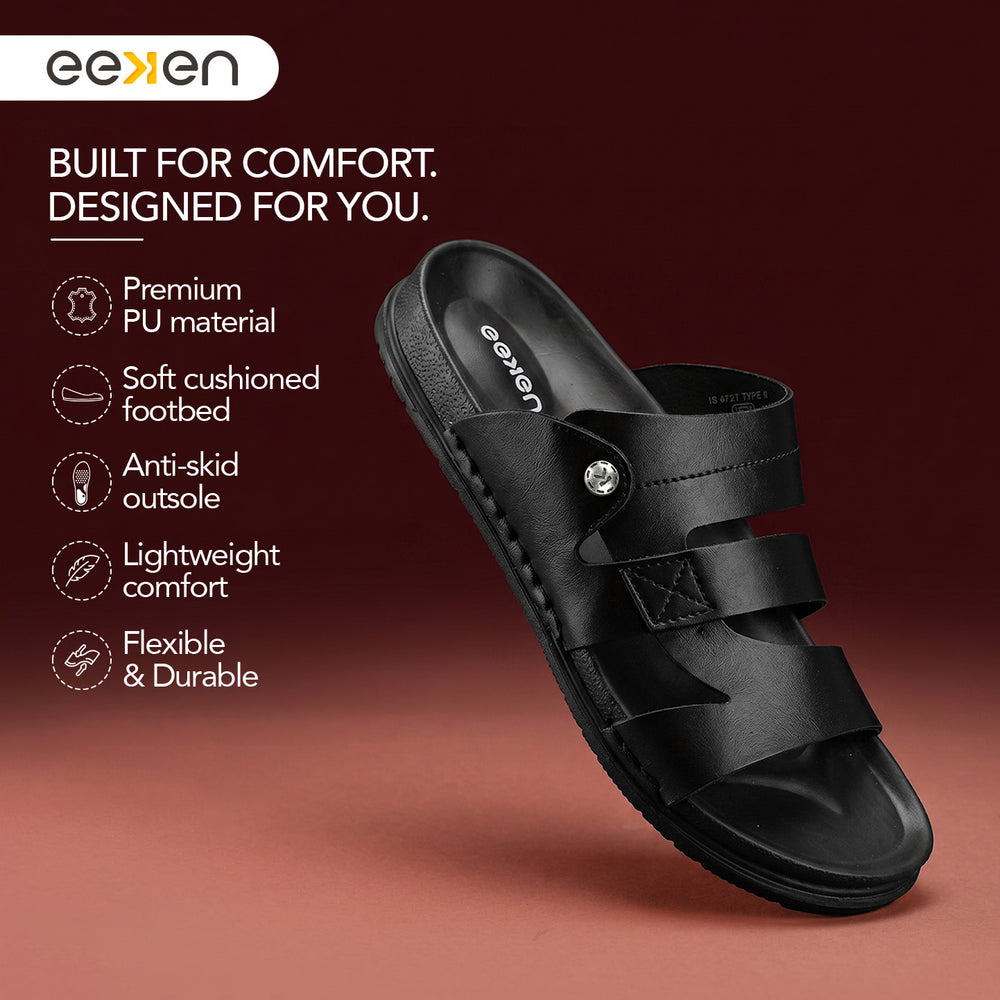Paragon Men's Casual Sandals | Soft Cushion Sole | Light &amp; Flexible