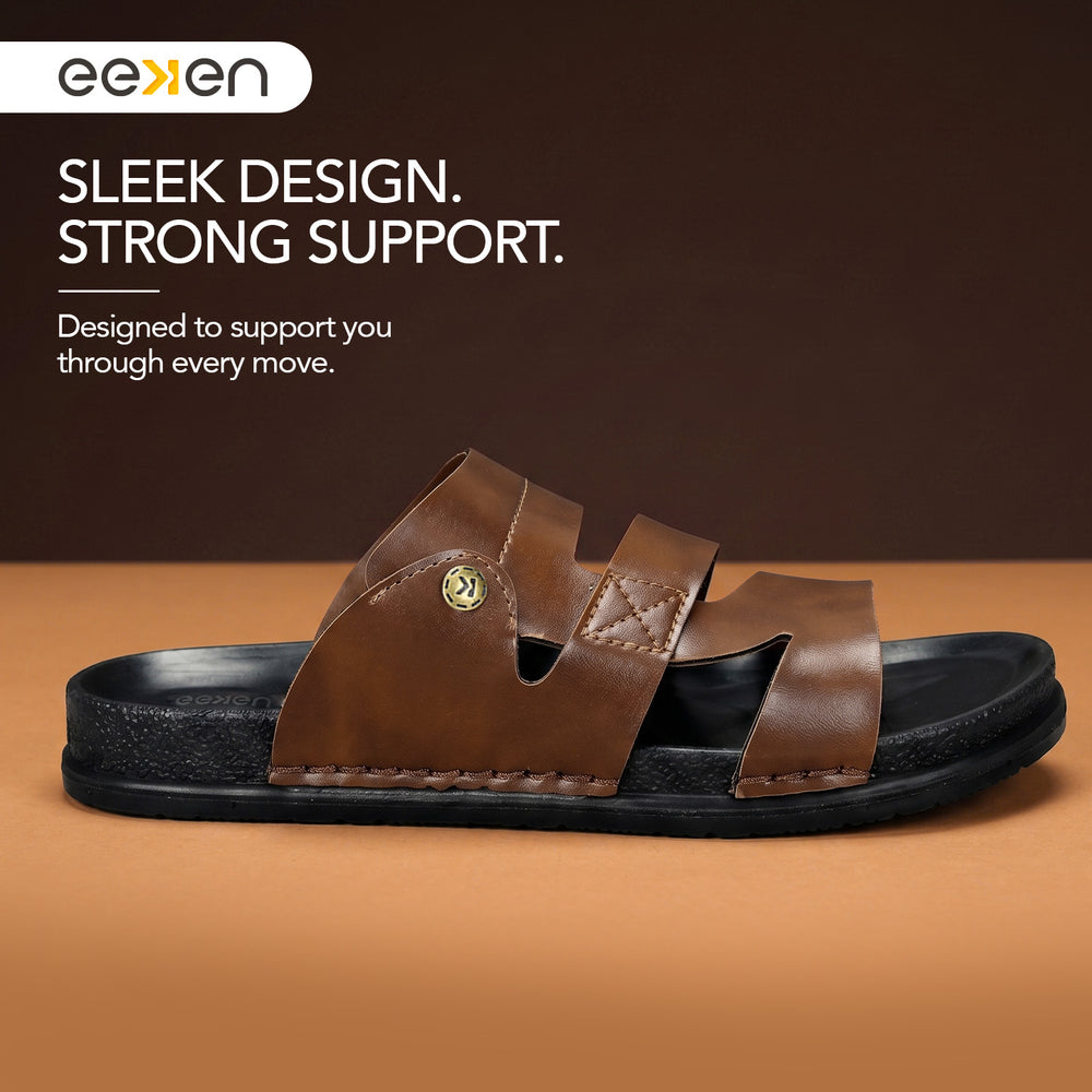 Paragon Men's Casual Sandals | Soft Cushion Sole | Light &amp; Flexible