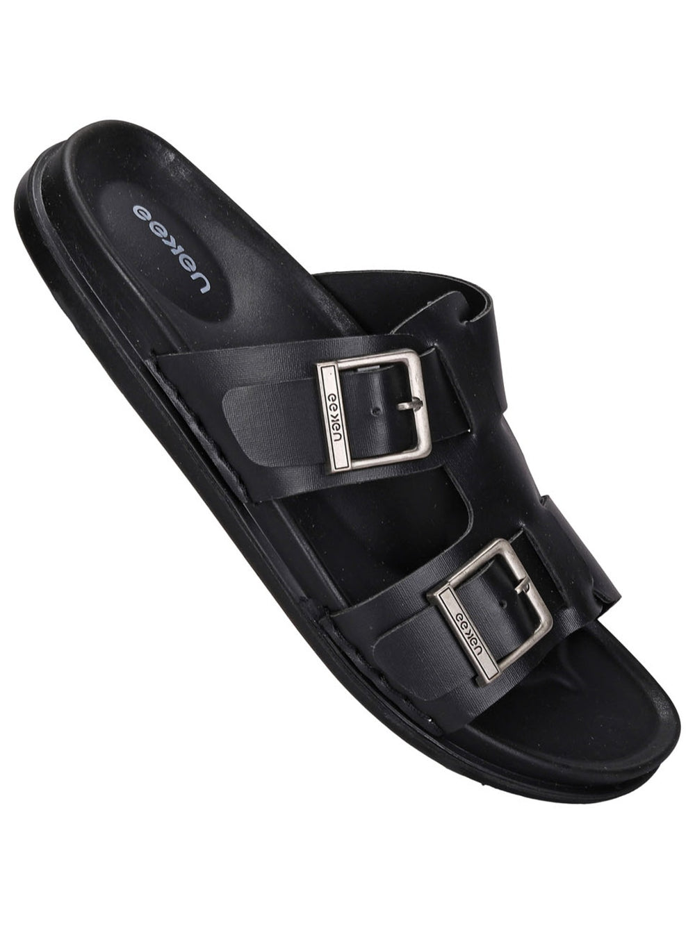 Paragon Eeken Men Casual Comfortable Double Buckle Slip on Sandals for Daily Wear