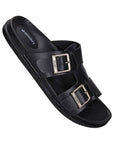 Paragon Eeken Men Casual Comfortable Double Buckle Slip on Sandals for Daily Wear