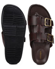 Paragon Eeken Men Casual Comfortable Double Buckle Slip on Sandals for Daily Wear