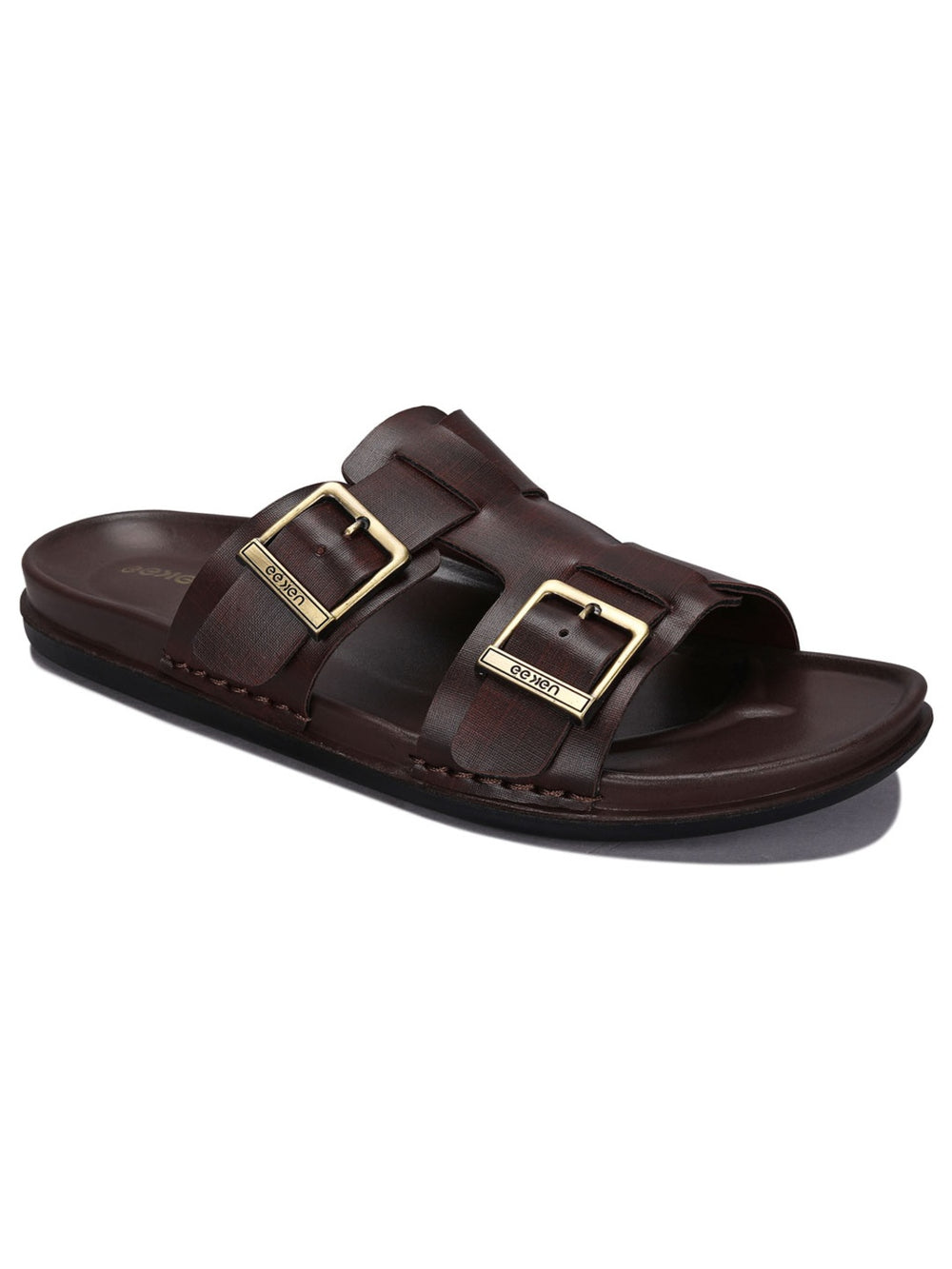 Paragon Eeken Men Casual Comfortable Double Buckle Slip on Sandals for Daily Wear