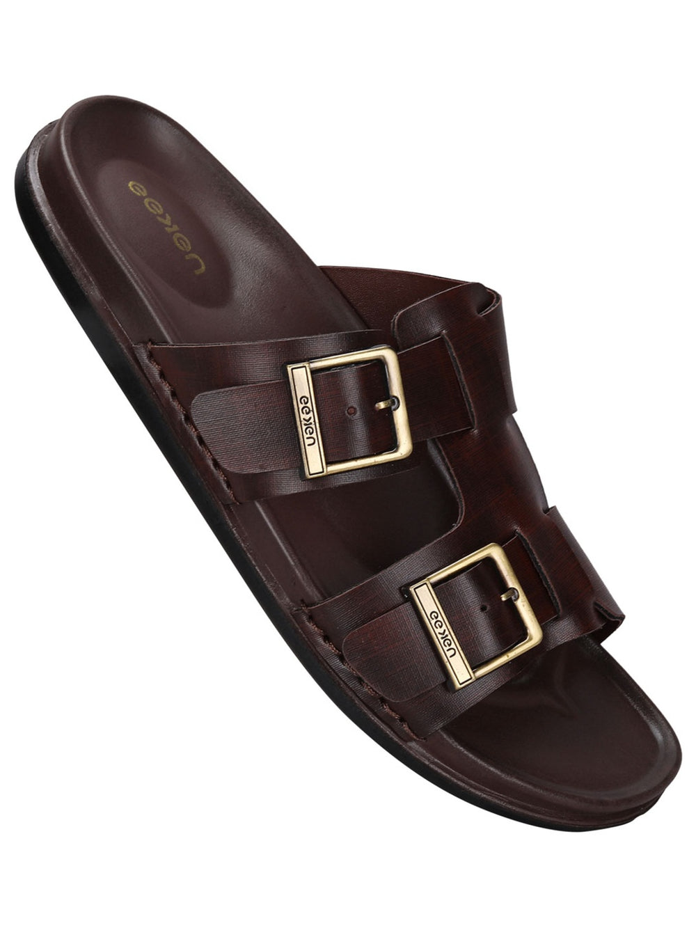 Paragon Eeken Men Casual Comfortable Double Buckle Slip on Sandals for Daily Wear