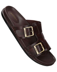 Paragon Eeken Men Casual Comfortable Double Buckle Slip on Sandals for Daily Wear