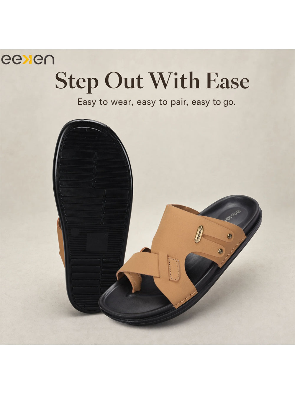 Paragon Eeken Men Casual Comfortable Toe Ring Sandals for Daily Outdoor Wear
