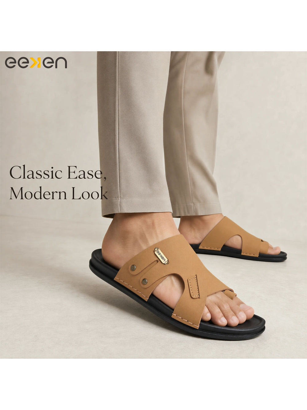 Paragon Eeken Men Casual Comfortable Toe Ring Sandals for Daily Outdoor Wear