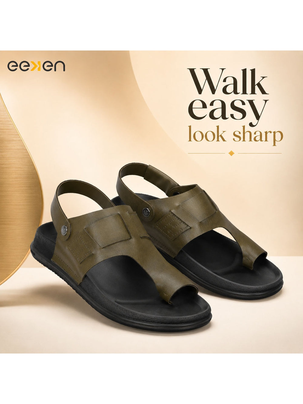 Paragon Eeken Men Casual Comfortable Back Strap Sandals for Daily Outdoor Wear