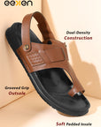 Eeken Men Sandals Comfortable with Toe Ring Back Strap for Daily Use