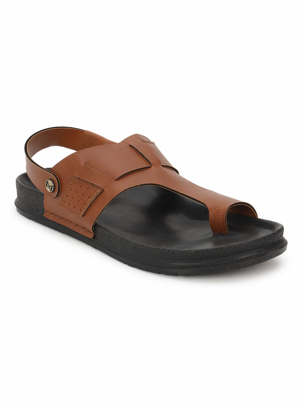 Eeken Men Sandals Comfortable with Toe Ring Back Strap for Daily Use