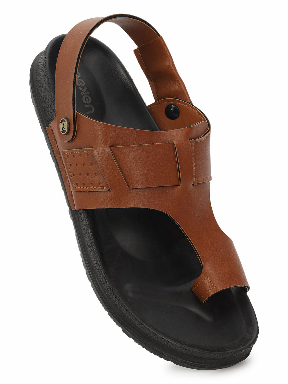 Eeken Men Sandals Comfortable with Toe Ring Back Strap for Daily Use