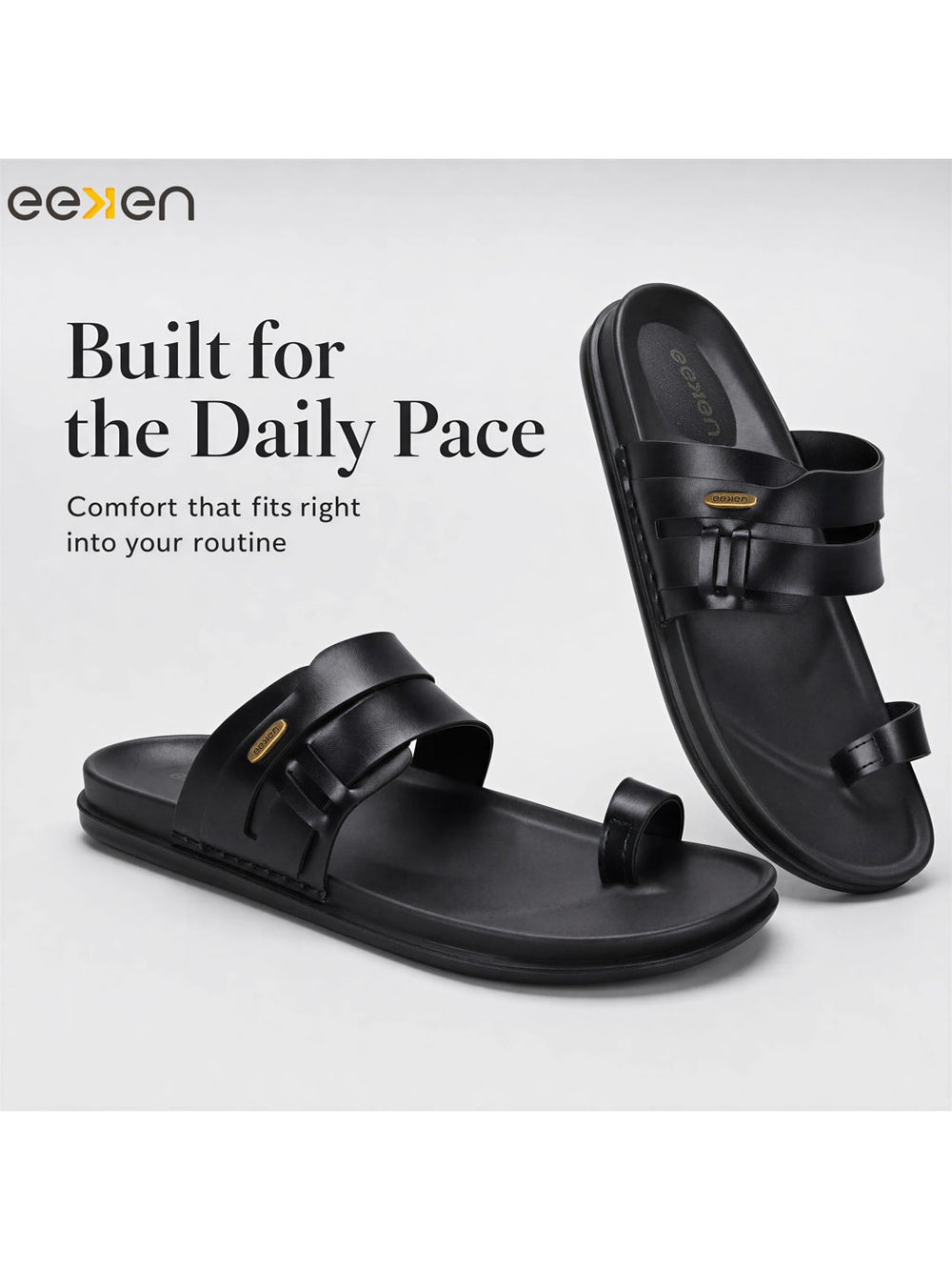 Paragon Eeken Men Ethnic Casual Comfortable Toe Ring Sandals for Daily Wear