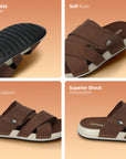 Paragon Men’s Slip-On Sandals | Stylish & Lightweight with Synthetic Upper