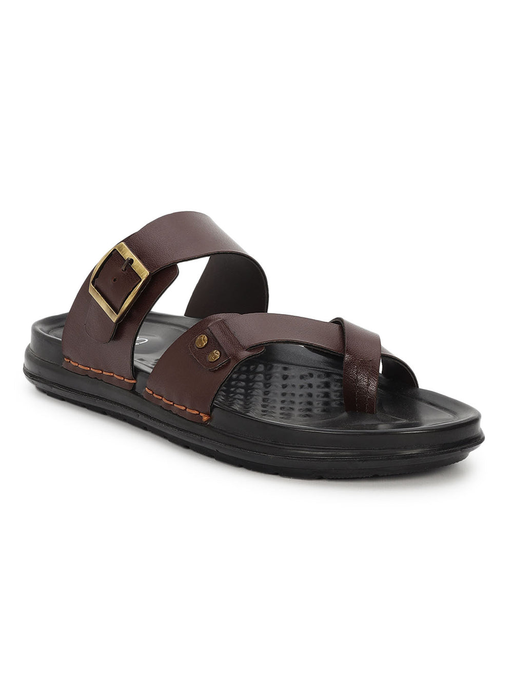Eeken Men Comfort Sandals Double Buckle Leightweight Slip On for Casual Daily use