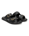 Eeken Men Comfort Sandals Double Buckle Easy Wear Slip On for Casual Daily use