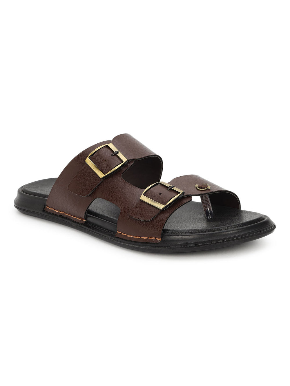 Eeken Men Comfort Sandals Double Buckle Easy Wear Slip On for Casual Daily use
