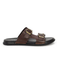 Eeken Men Comfort Sandals Double Buckle Easy Wear Slip On for Casual Daily use