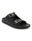 Eeken Men Sandals Comfortable Dual Buckle for Daily Casual and Outdoor Use