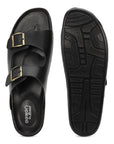 Eeken Men Sandals Comfortable Dual Buckle for Daily Casual and Outdoor Use