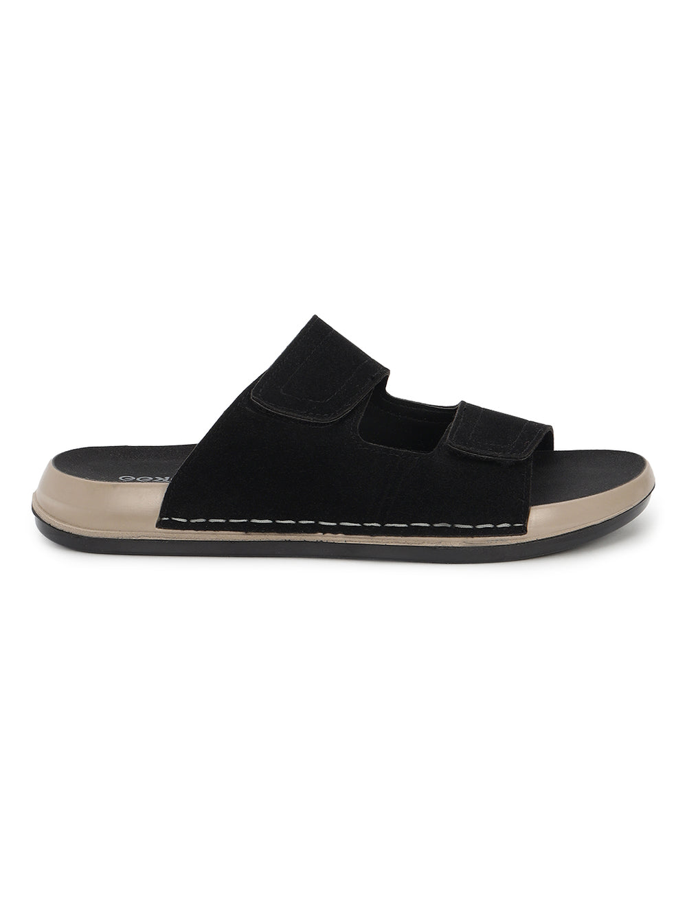 Eeken Men Sandals Comfortable Easy Slip On Velcro Strap for Daily Use