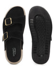 Eeken Men Sandals Double Buckle Casual Daily Use Slip On for All day Comfort
