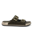 Eeken Men Sandals Leightweight Dual Buckle Slip On for Daily Use