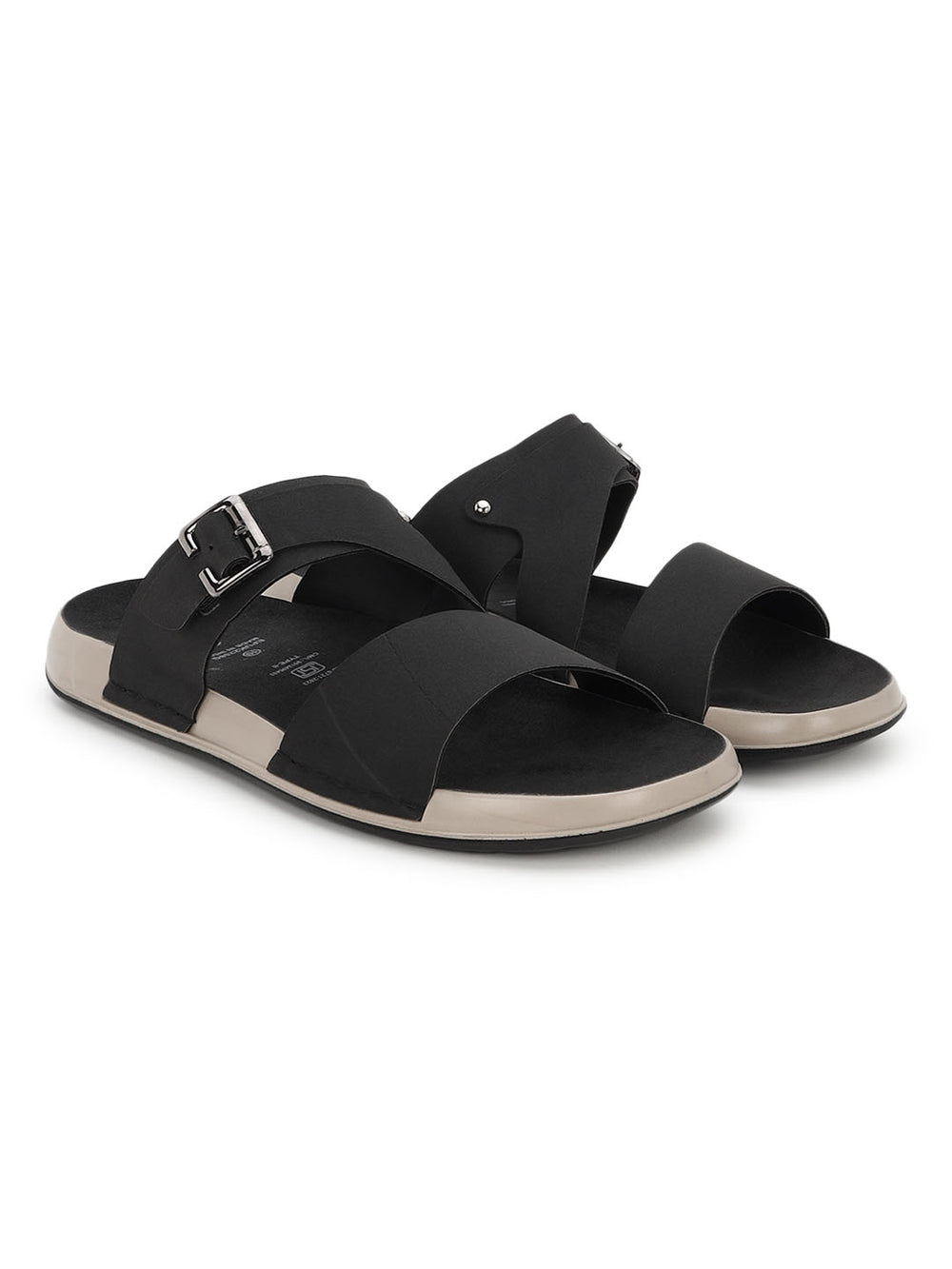 Eeken Men Sandals Comfortable Dual Strap Adjustable Buckle for Daily Casual and Outdoor Use