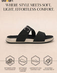 Eeken Men Sandals Comfortable Dual Strap Adjustable Buckle for Daily Casual and Outdoor Use