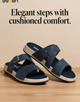 Eeken Men Sandals Comfortable Dual Strap Adjustable Buckle for Daily Casual and Outdoor Use