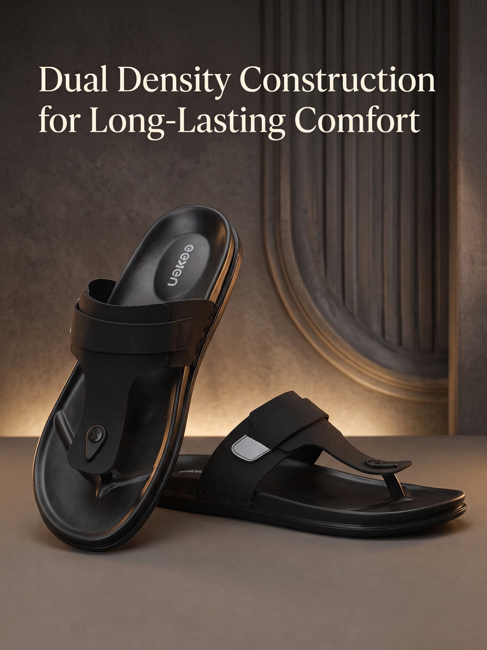 Eeken Men Casual Sandals Comfortable Footbed | Toe Post Slip On | Premium|Lightweight for Daily Use | Slip Resistent | Water repellent