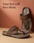 Eeken Men Casual Sandals Comfortable Footbed | Toe Post Slip On | Premium|Lightweight for Daily Use | Slip Resistent | Water repellent