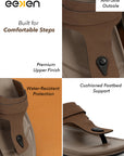 Eeken Men Casual Sandals Comfortable Footbed | Toe Post Slip On | Premium|Lightweight for Daily Use | Slip Resistent | Water repellent