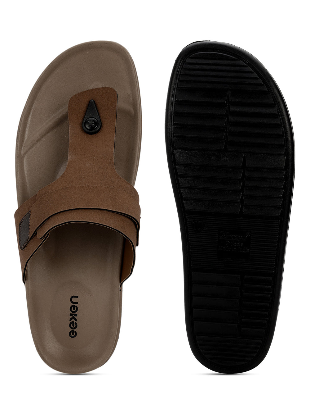 Eeken Men Casual Sandals Comfortable Footbed | Toe Post Slip On | Premium|Lightweight for Daily Use | Slip Resistent | Water repellent