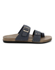Eeken Men Casual Sandals Soft Footbed | Toe Ring Buckle Strap Slip On | Sleek Dual Strap styling for Daily Outdoor Use