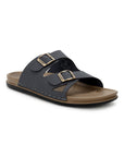 Eeken Men Casual Sandals Cushioned Footbed | Premium finish | Sturdy Grip| Dual Buckle Two Strap Slip On for Daily Outdoor Use