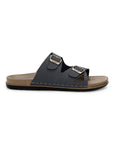 Eeken Men Casual Sandals Cushioned Footbed | Premium finish | Sturdy Grip| Dual Buckle Two Strap Slip On for Daily Outdoor Use
