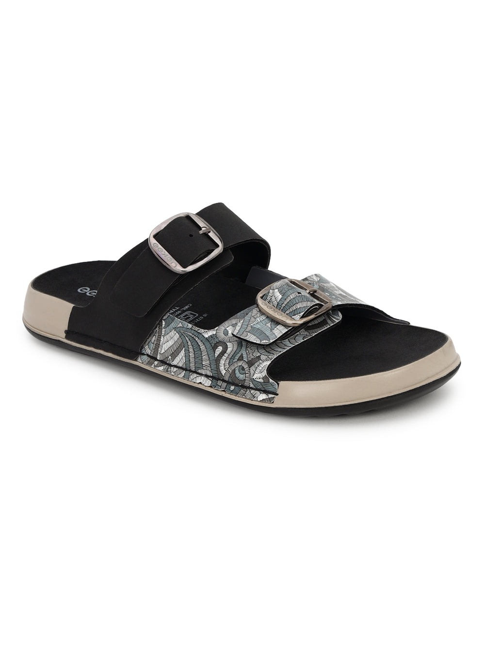 Eeken Women Sandals Dual Buckle Lightweight Stylish Daily Wear