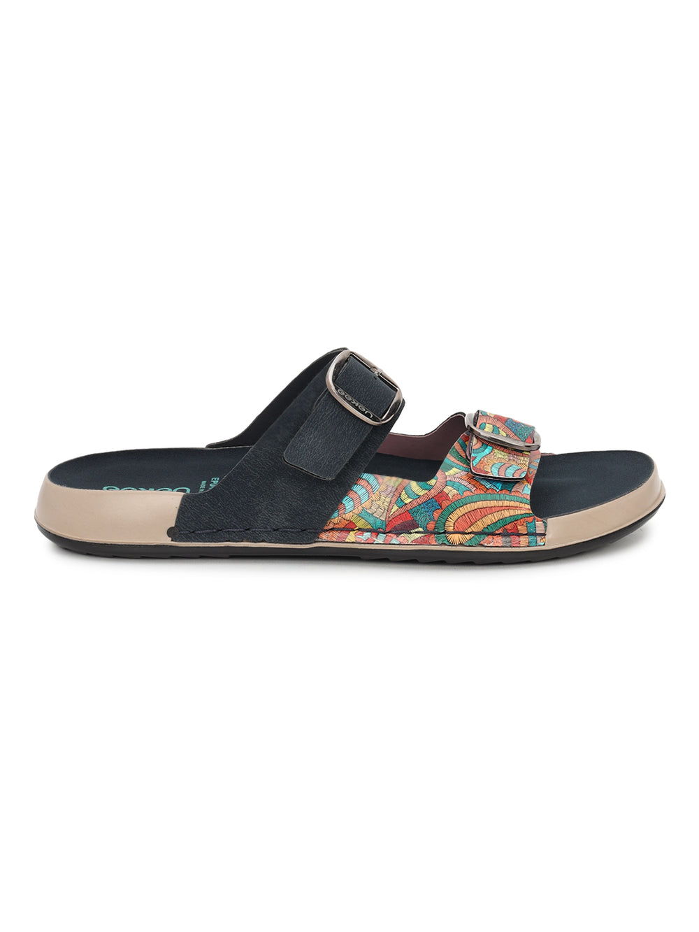 Eeken Women Sandals Dual Buckle Lightweight Stylish Daily Wear