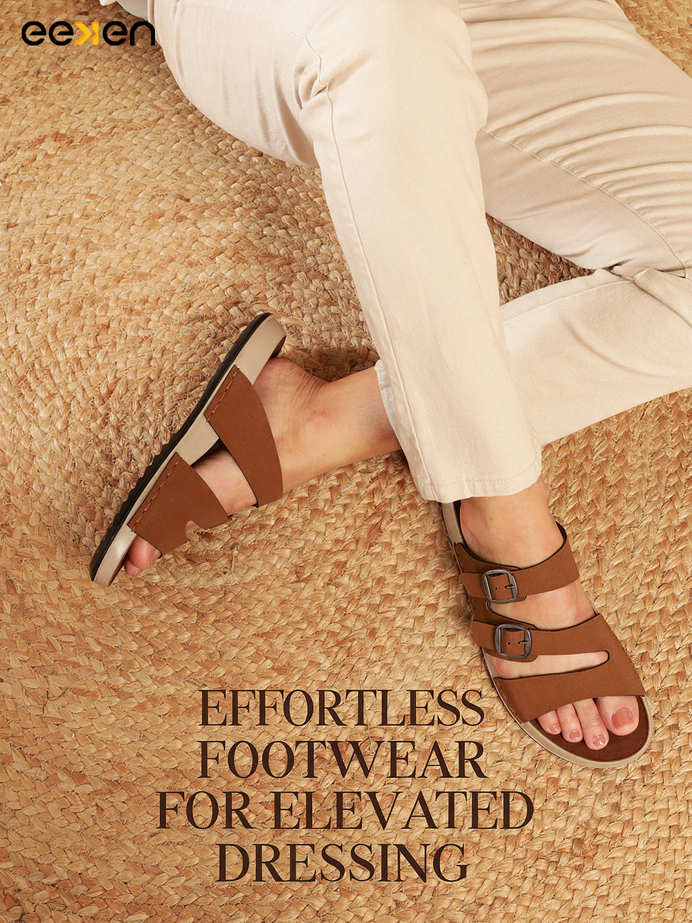 Eeken Women Sandals Stylish Comfortable Lightweight for Daily Use