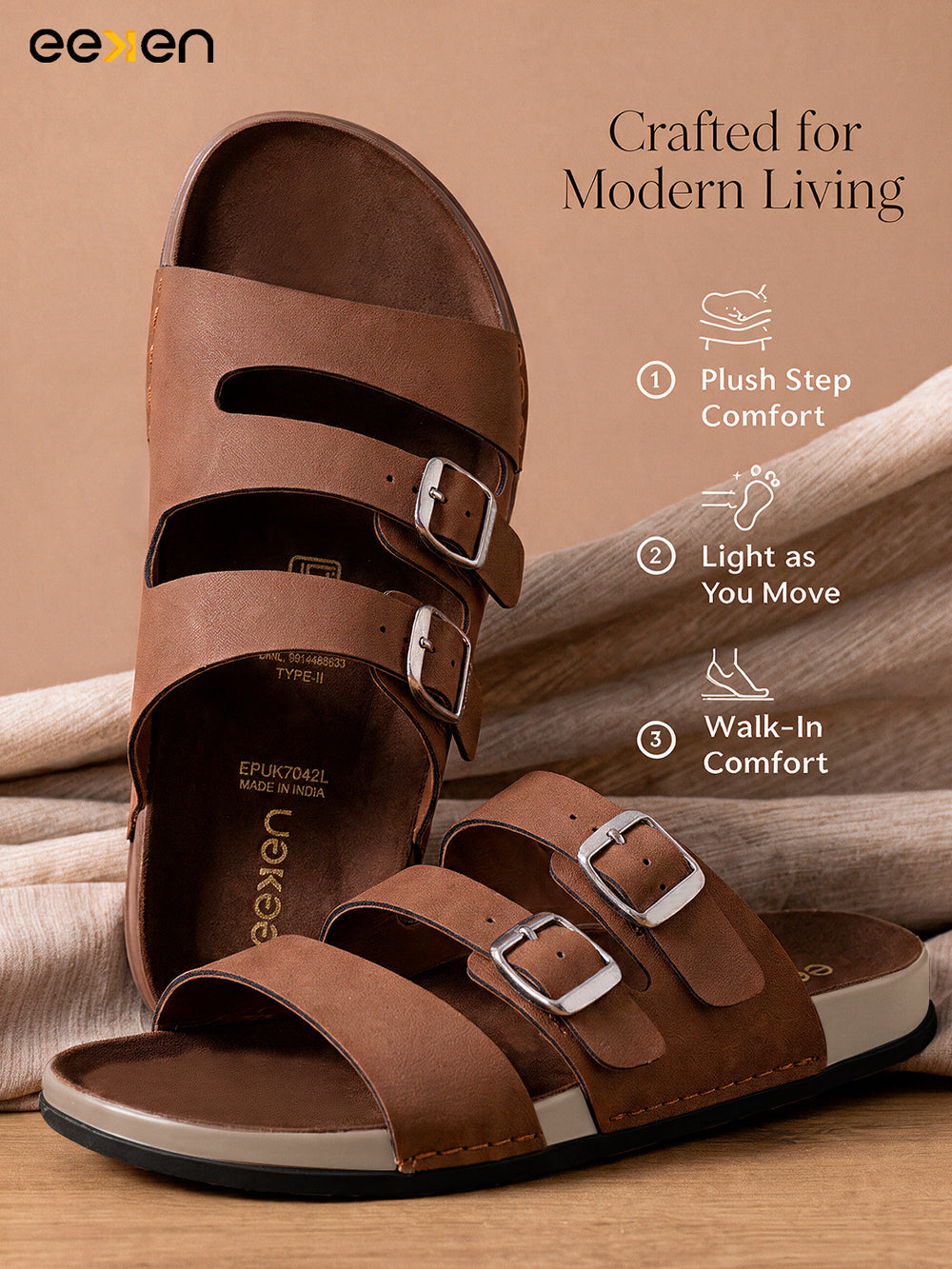 Eeken Women Sandals Stylish Comfortable Lightweight for Daily Use