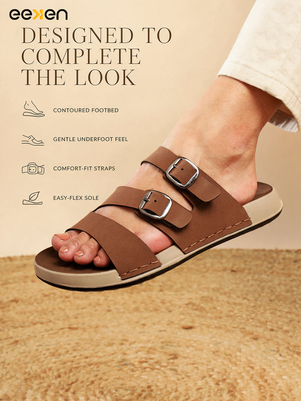 Eeken Women Sandals Stylish Comfortable Lightweight for Daily Use