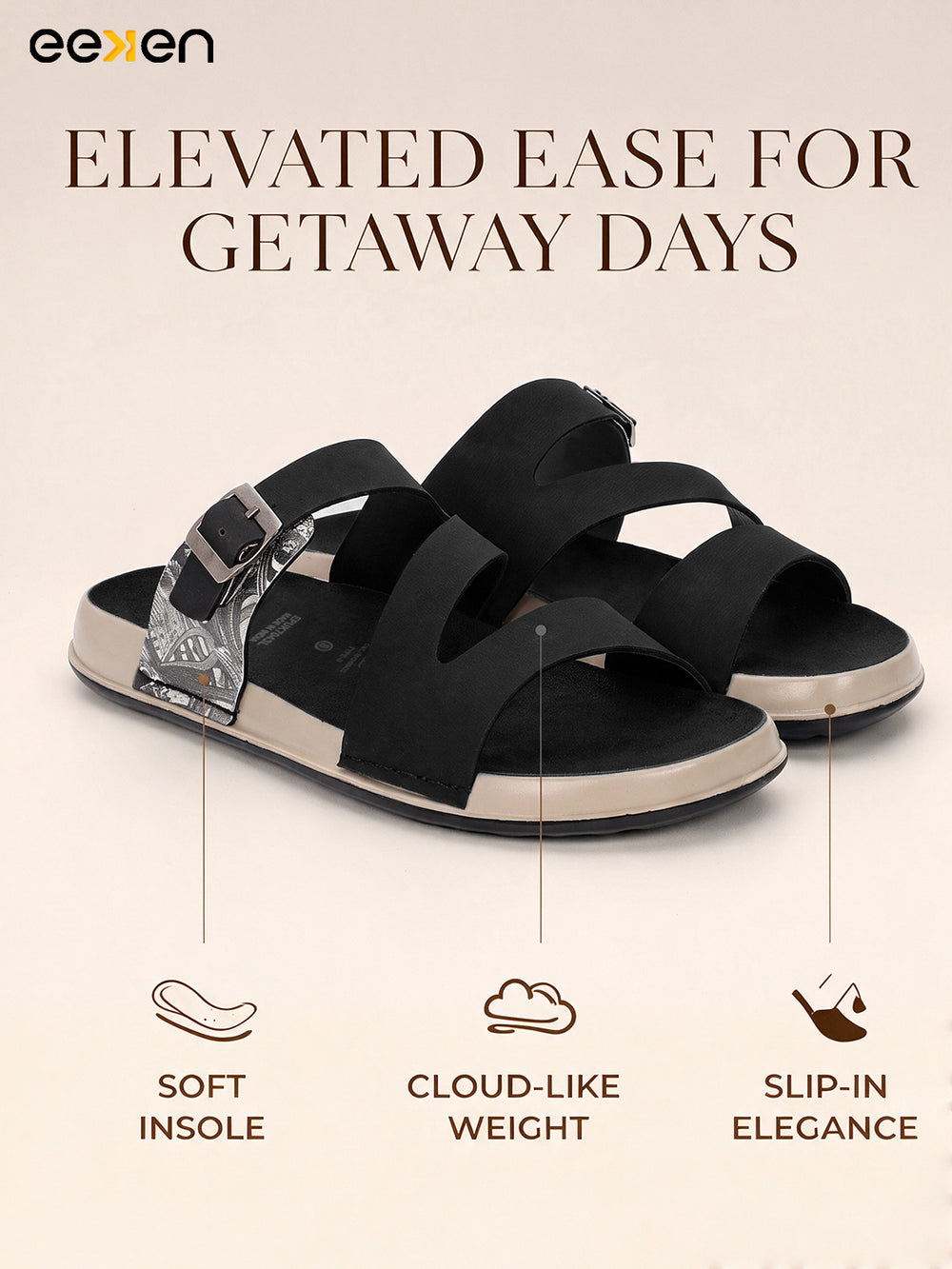 Eeken Women Sandals Comfortable Casual Stylish and Lightweight For Daily Use