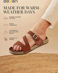 Eeken Women Sandals Comfortable Casual Stylish and Lightweight For Daily Use