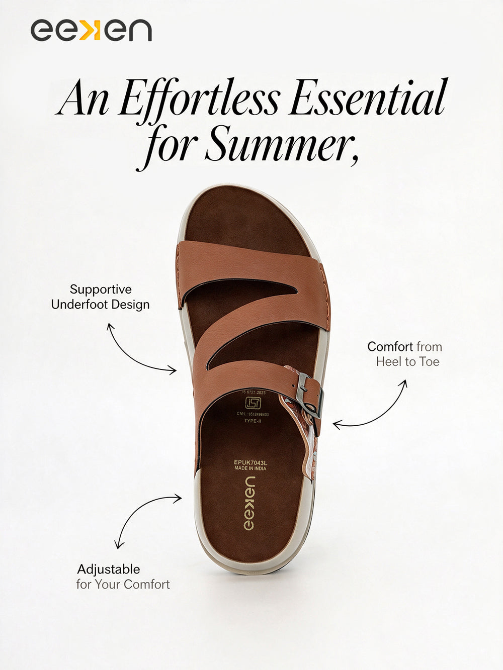 Eeken Women Sandals Comfortable Casual Stylish and Lightweight For Daily Use