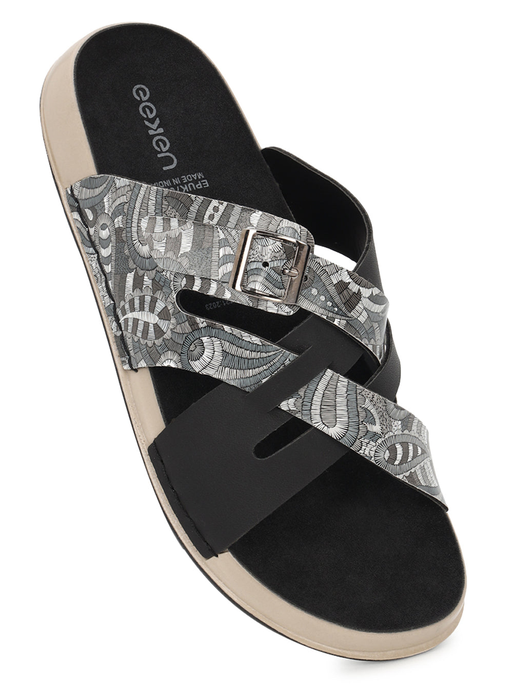 Eeken Women Lightweight Stylish Cross Strap Sandals
