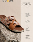 Eeken Women Lightweight Stylish Cross Strap Sandals